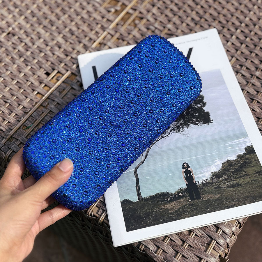 Women Handheld Bags - حقيبة يد فاخرة مرصعة بالألماس، أنيقة