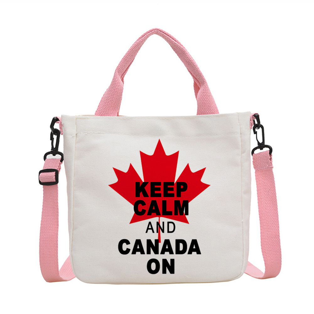 Women Bags In Canada - حقيبة تسوق كندية من القماش، حقيبة
