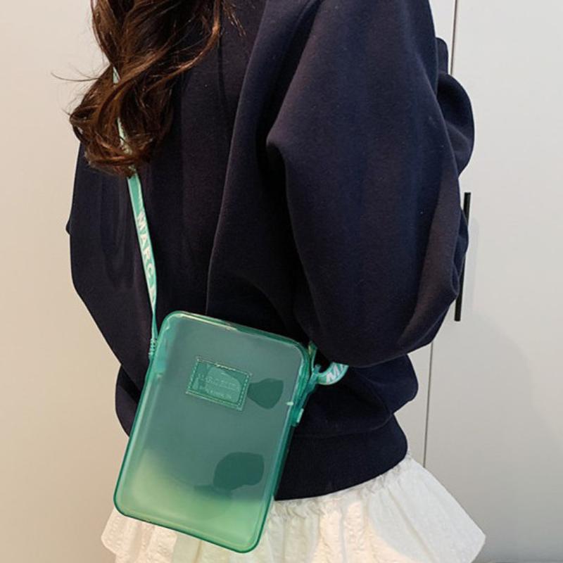 Women Bags Gift - حقيبة كتف شفافة عصرية جديدة من