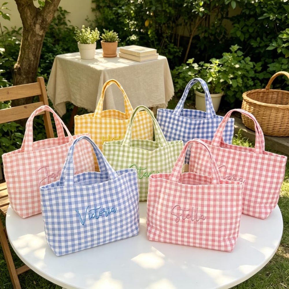 حقيبة يد مخصصة مطرزة بنص/اسم ش - مراجعة Women Bags Name وسعره