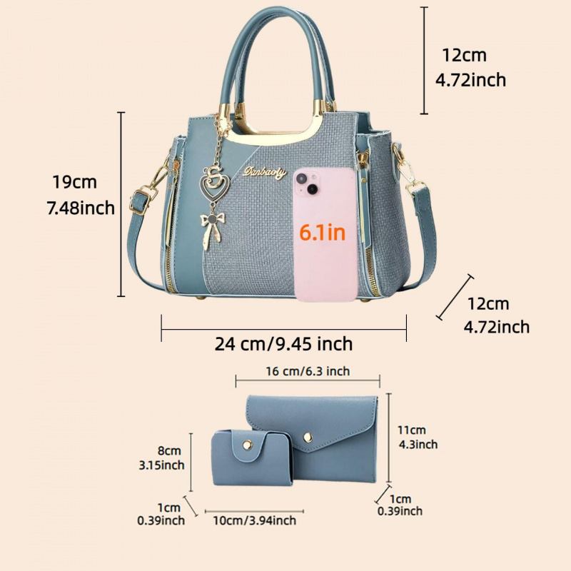 مجموعة حقائب يد أنيقة للنساء،  - مراجعة Women Bags Gift وسعره