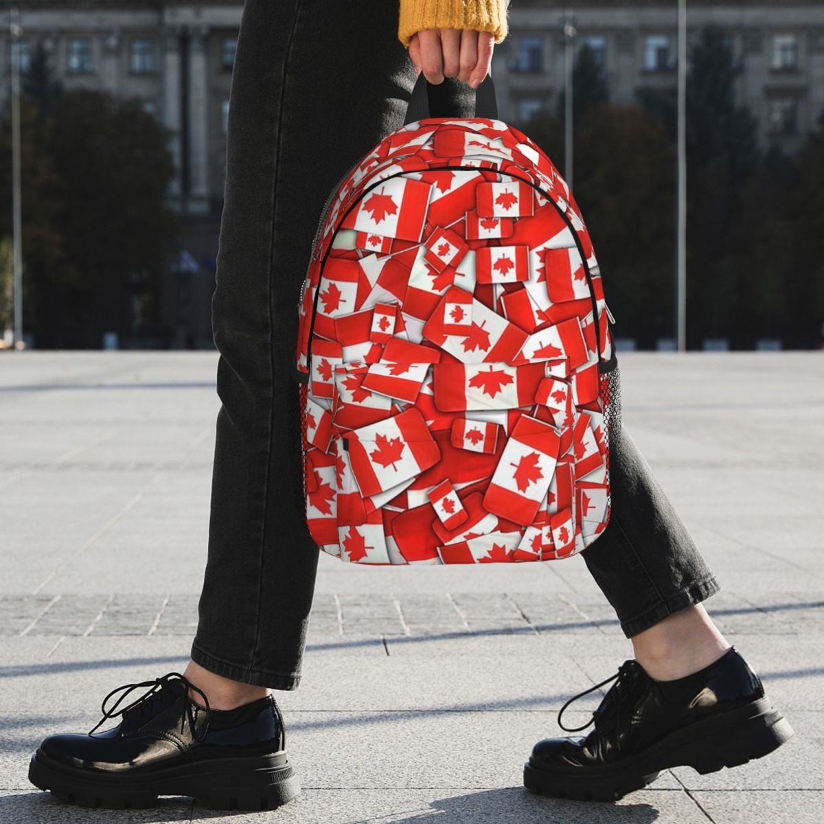 حقيبة ظهر بنمط علم كندا، حقيبة - مراجعة Women Bags In Canada وسعره
