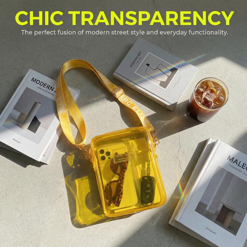 حقيبة كتف شفافة عصرية جديدة من - مراجعة Women Bags Gift وسعره