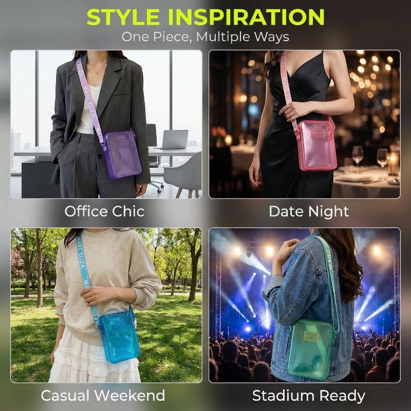 حقيبة كتف شفافة عصرية جديدة من - مراجعة Women Bags Gift وسعره