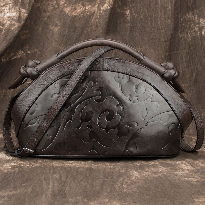 حقيبة جلد بقر طبيعي فاخرة بتصم - مراجعة Women Handheld Bags وسعره