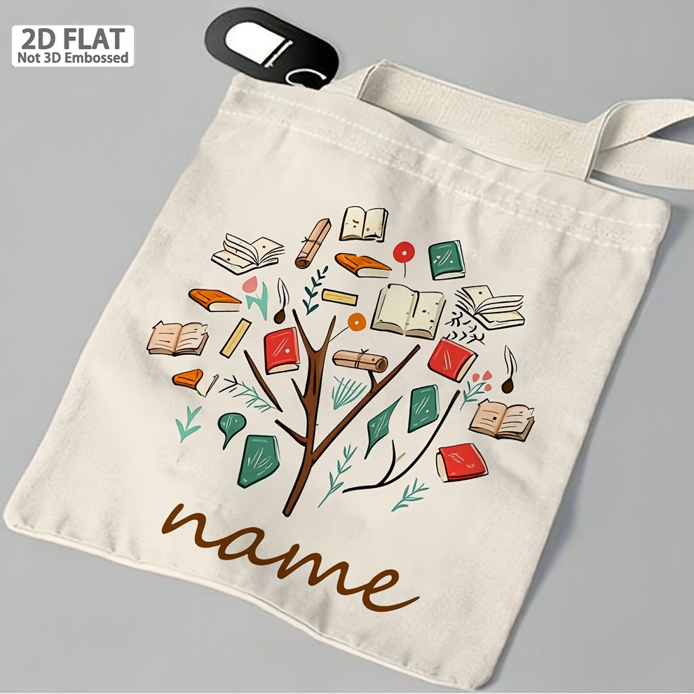 حقيبة حمل مخصصة بتصميم كتاب لل - مراجعة Women Bags Name وسعره