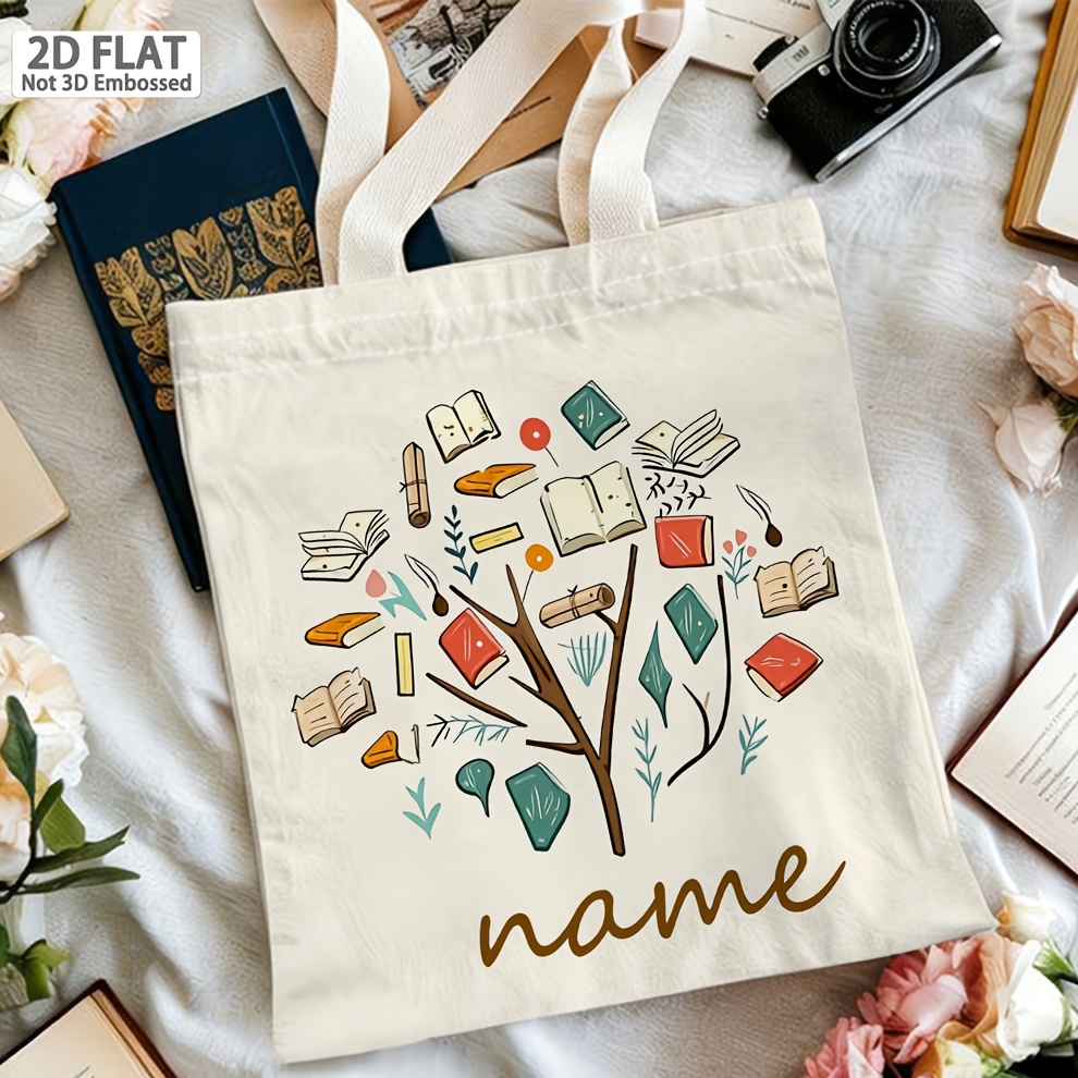 حقيبة حمل مخصصة بتصميم كتاب لل - مراجعة Women Bags Name وسعره
