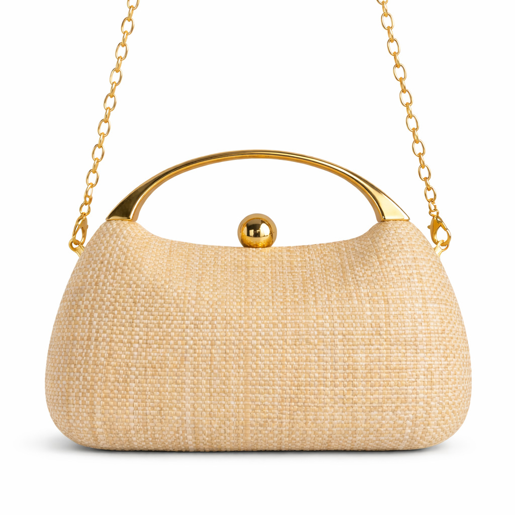 حقائب يد أنيقة من القش المنسوج - مراجعة Women Handheld Bags وسعره